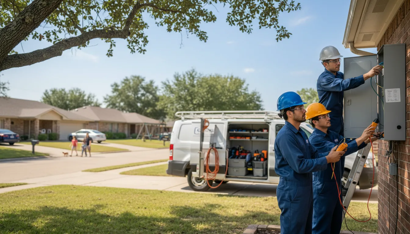 Certified electrician providing emergency electrical services in Southampton, MA
